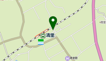 清里駅前タクシー乗り場の地図画像