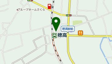穂高駅前タクシー乗り場の地図画像