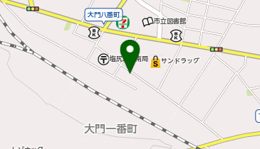 美勢タクシー乗り場の地図画像