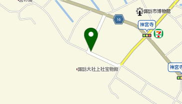 諏訪交通タクシー乗り場の地図画像