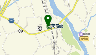天竜峡駅前タクシー乗り場の地図画像