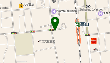 山都タクシー山都自動車株式会社 タクシー乗り場の地図画像