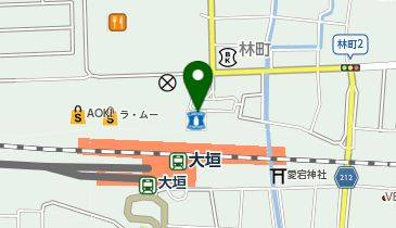 大垣駅北口タクシー乗り場の地図画像