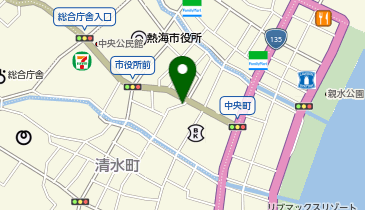 熱海第一交通株式会社 配車センター タクシー乗り場の地図画像