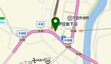 伊豆急下田駅前タクシー乗り場の地図画像