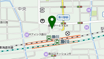 掛川駅北口タクシー乗り場の地図画像