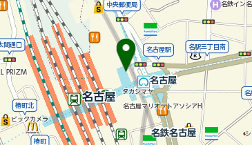 名古屋駅桜通口タクシー乗り場の地図画像
