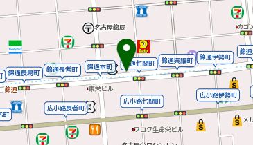 御幸ビル前タクシー乗り場の地図画像