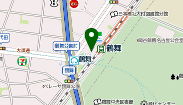 鶴舞駅前タクシー乗り場の地図画像