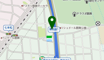 愛電交通株式会社  タクシー乗り場の地図画像