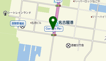 名古屋港駅前タクシー乗り場の地図画像