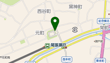 尾張瀬戸駅前タクシー乗り場の地図画像