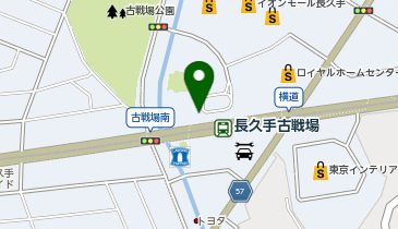 長久手古戦場駅前タクシー乗り場の地図画像