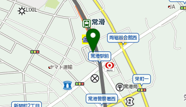 常滑駅前タクシー乗り場の地図画像