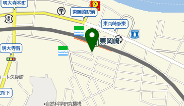 東岡崎駅南口タクシーのりばの地図画像