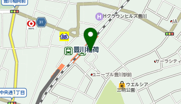 豊川駅東口タクシーのりばの地図画像