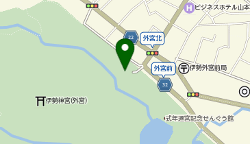 外宮タクシー乗場の地図画像