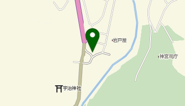 内宮タクシー乗り場の地図画像