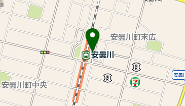 安曇川駅南口タクシー乗り場の地図画像