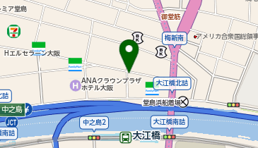 MKタクシー 北新地のりばの地図画像