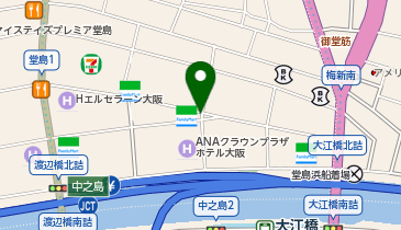 相互タクシー 北新地のりばの地図画像