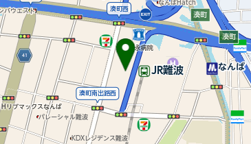 JR難波駅OCAT西タクシーのりばの地図画像