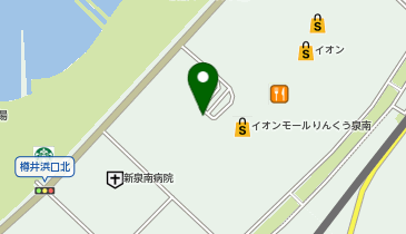 イオンモールりんくう泉南タクシーのりばの地図画像