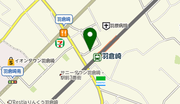羽倉崎駅前タクシー乗り場の地図画像