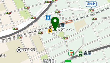 灘駅南口タクシー乗り場の地図画像