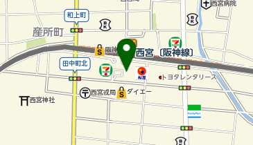 阪神西宮駅南口タクシー乗り場の地図画像