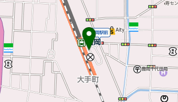 豊岡駅東口タクシー乗り場の地図画像