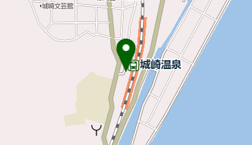 城崎温泉駅前タクシー乗り場の地図画像