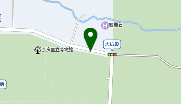 奈良国立博物館新館前タクシー乗り場の地図画像