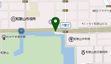 和歌山城公園北口タクシー乗り場の地図画像