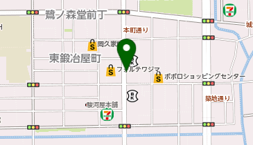 本町二丁目タクシー乗り場の地図画像