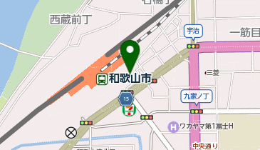和歌山市駅前タクシー乗り場の地図画像