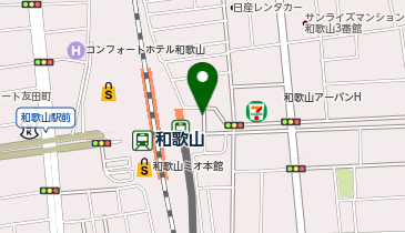 和歌山駅東口タクシー乗り場の地図画像