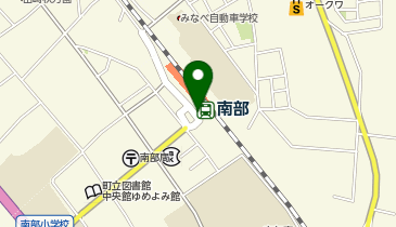 南部駅前タクシー乗り場の地図画像