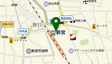 新宮駅前タクシー乗り場の地図画像
