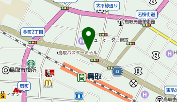丸由百貨店前タクシー乗り場の地図画像