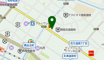 日本交通鳥取生協病院タクシー乗り場の地図画像