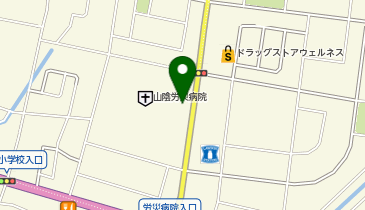 山陰労災病院タクシー乗り場の地図画像