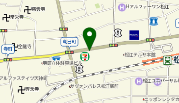 朝日町グリーンリッチホテル前タクシー乗り場(21-9時)の地図画像