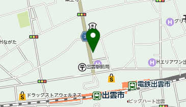 今市町タクシー乗り場の地図画像