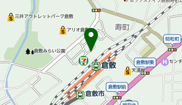 倉敷駅北口タクシー乗り場の地図画像