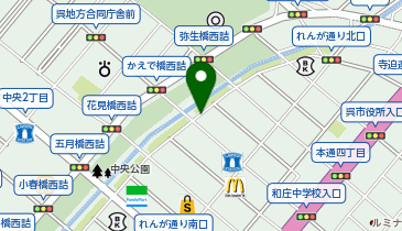 中通四丁目タクシーのりばの地図画像