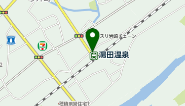 湯田温泉駅前タクシー乗り場の地図画像