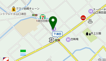 グリーンリッチホテル山口湯田温泉タクシー乗り場の地図画像