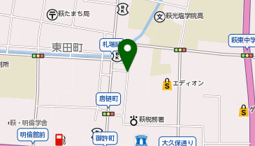 岩国第一交通有限会社 萩営業所 タクシー乗り場の地図画像