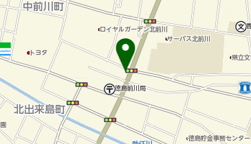 四国タクシー配車室 タクシー乗り場の地図画像